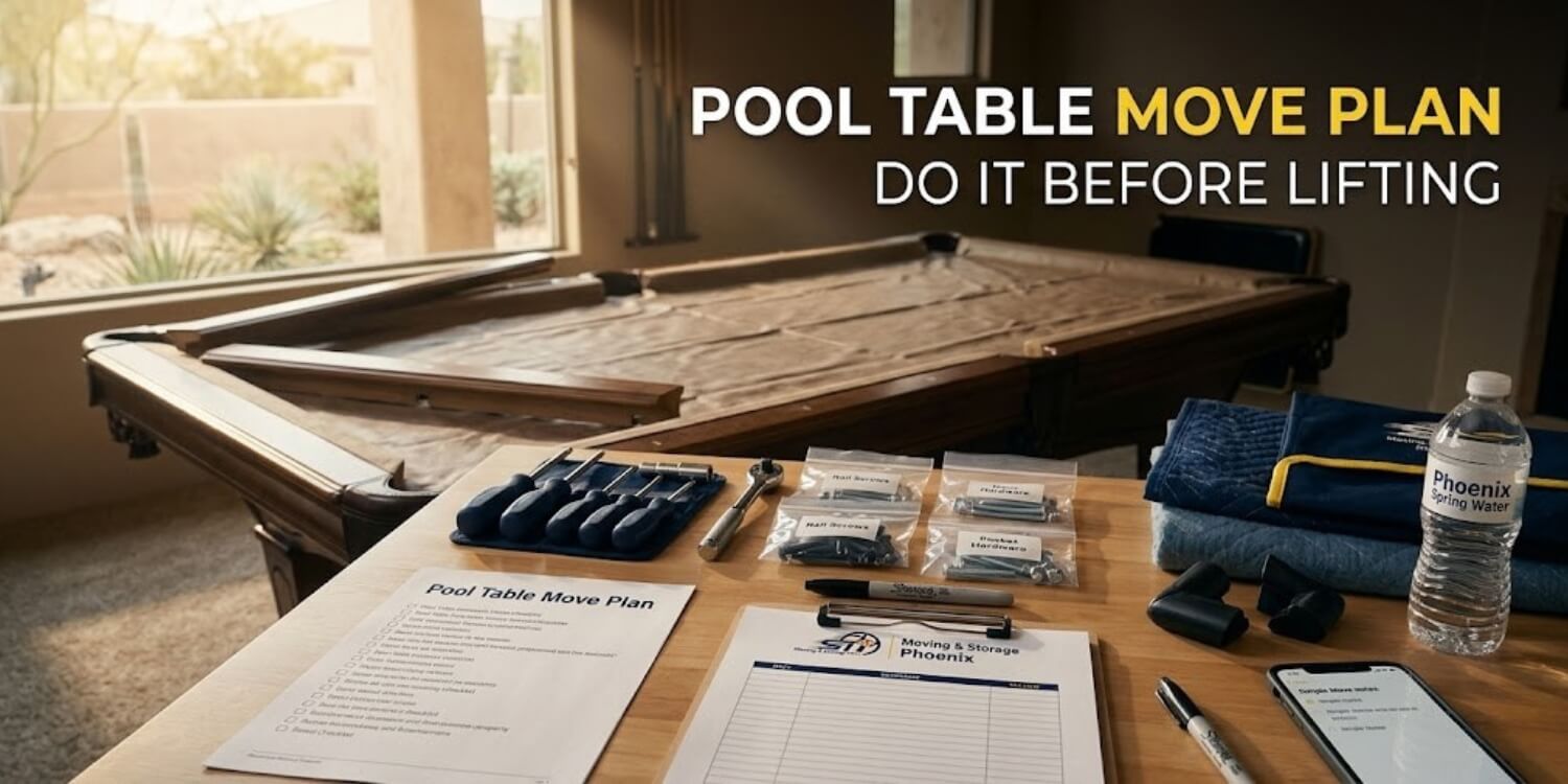 how to move a pool table